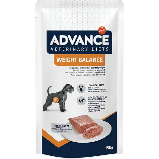 Veterinay Diets Weight Balance Feuchtfutter für ausgewachsene Hunde Tütchen 150 g