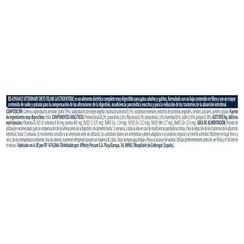 Advance Gastroenteric Pollo sobre para Gatos