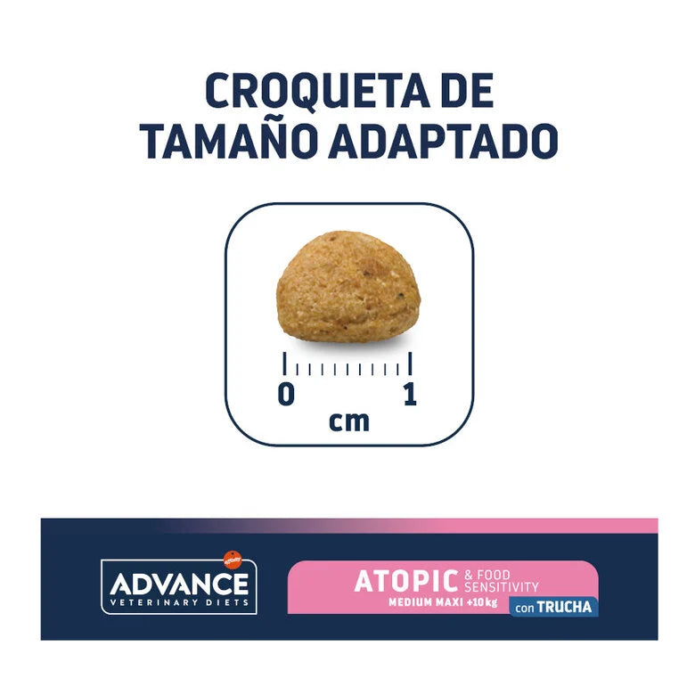 Advance Veterinary Diets Atopic Care - Pienso para Perro con Trucha