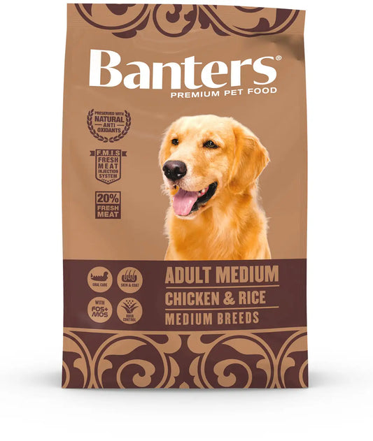 Banters Adult Medium Pollo - Pienso para Perros