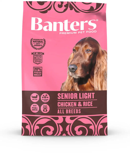 Banters Senior Light Pollo y Arroz - Pienso para Perros