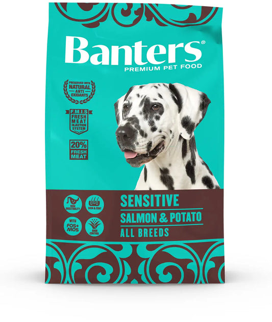 Banters Sensitive Salmón y Patata - Pienso para Perros 15kg