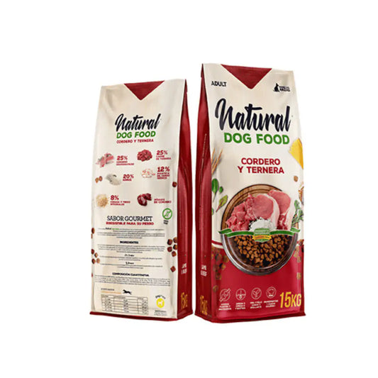 Natural Dog Food - Cordero y Ternera - Comida para Perros