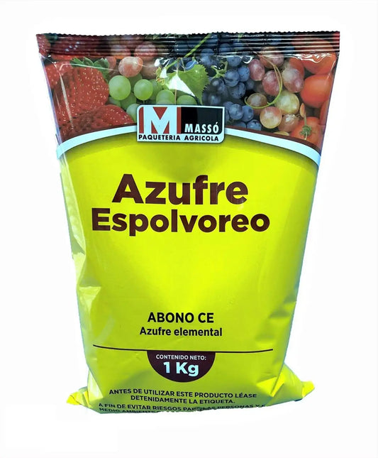 Azufre Amarillo ecológico para espolvoreo 1kg.