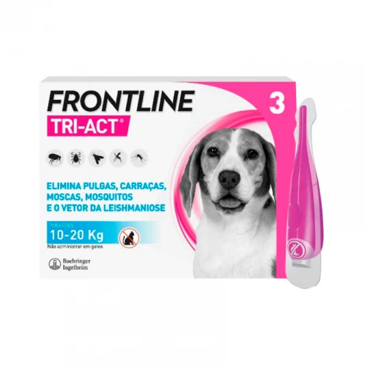 Frontline Tri-Act 10-20Kg 3 pipetas