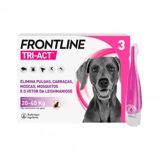 Frontline Tri-Act 20-40Kg 3 pipetas