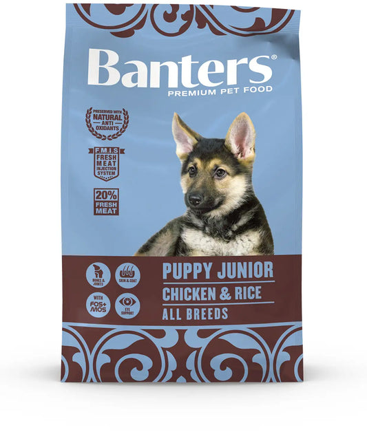 Banters Puppy Junior Pollo y Arroz - Pienso para Cachorros