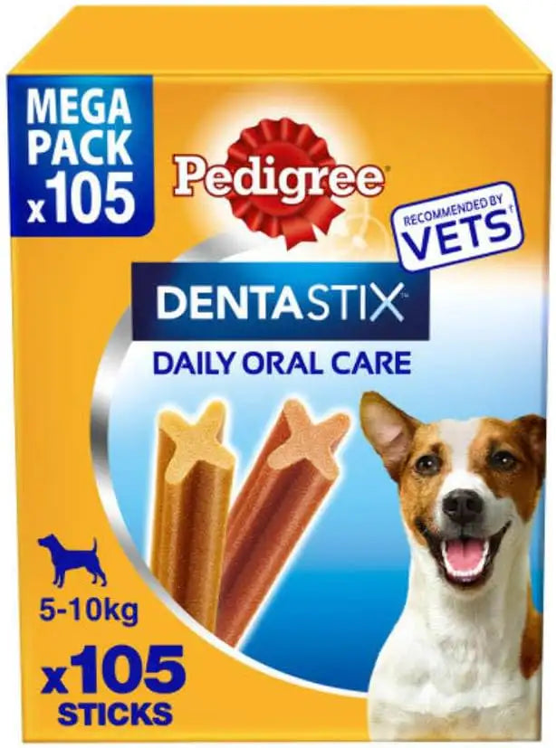 Pedigree Dentastix Dog Treats for Small Dogs Pack of 105